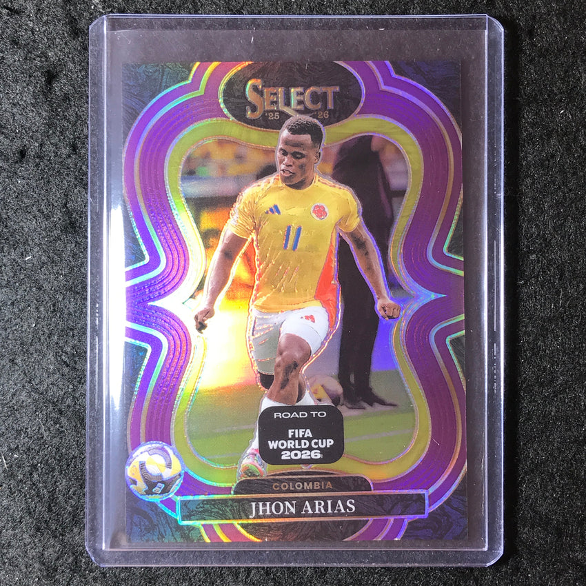 2025-26 Select Road to World Cup JHON ARIAS Mezzanine Purple 117/150 #112