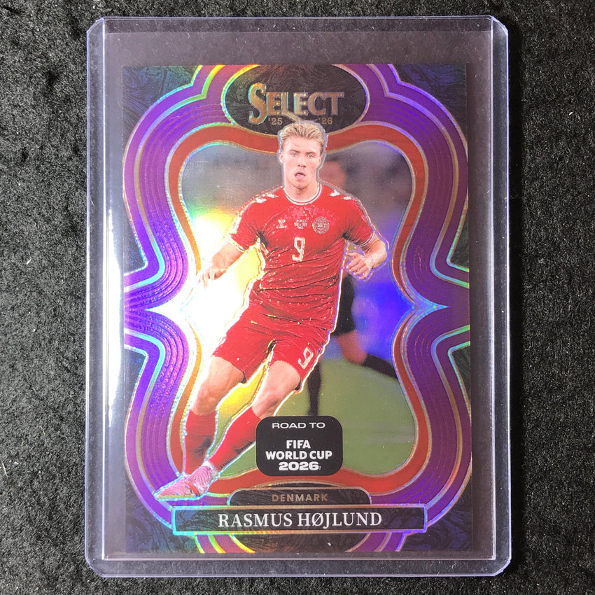 2025-26 Select Road to World Cup RASMUS HOJLUND Mezzanine Purple 44/150 #119