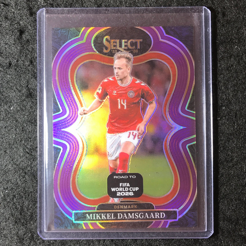 2025-26 Select Road to World Cup MIKKEL DAMSGAARD Mezzanine Purple 139/150 #123