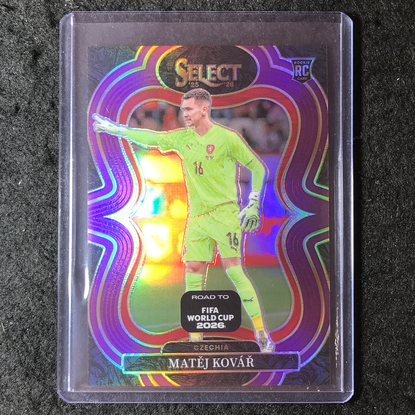 2025-26 Select Road to World Cup MATEJ KOVAR Rookie Mezzanine Purple 14/150