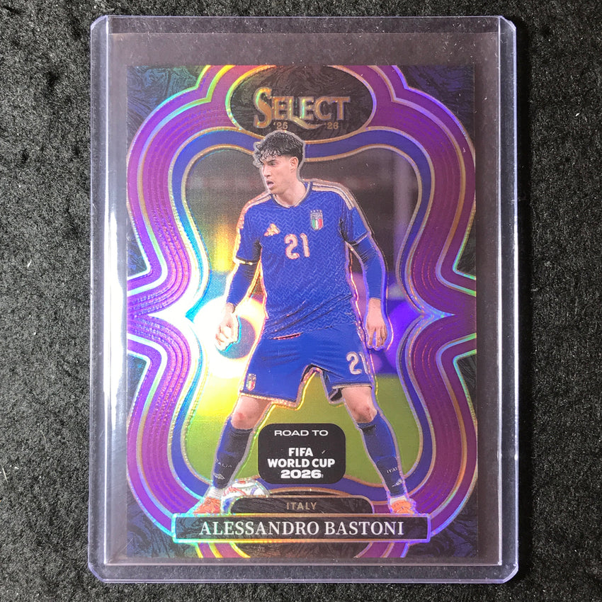 2025-26 Select Road to World Cup ALESSANDRO BASTONI Mezzanine Purple 145/150