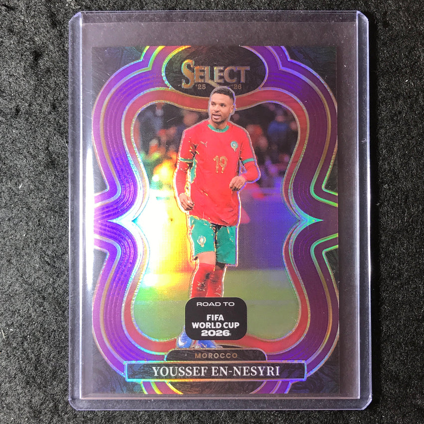 2025-26 Select Road to World Cup YOUSSEF EN-NEYSRI Mezzanine Purple 135/150 #152