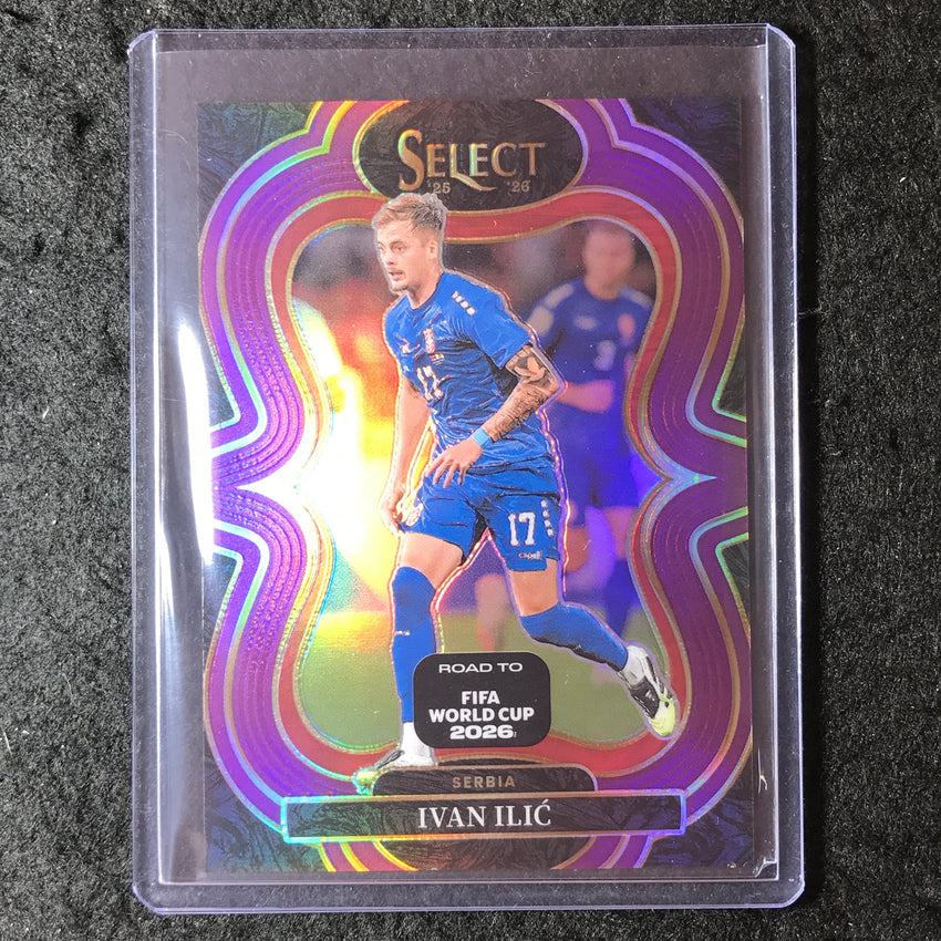 2025-26 Select Road to World Cup IVAN ILIC Mezzanine Purple 58/150 #154