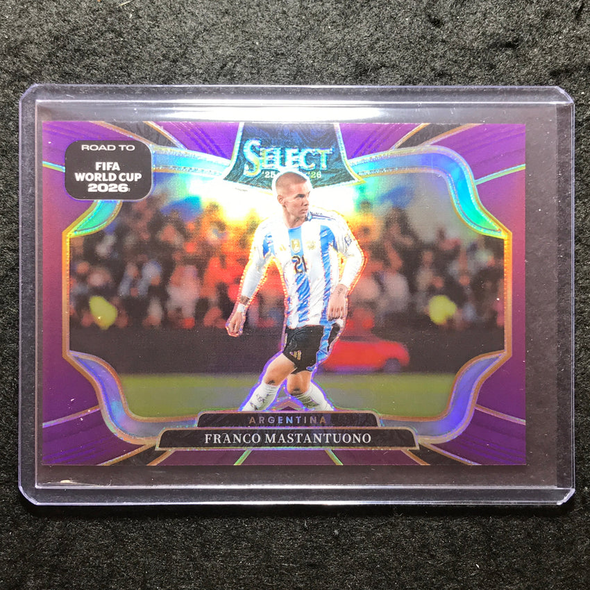 2025-26 Select Road to World Cup FRANCO MASTANTUONO Field Level Purple 109/150