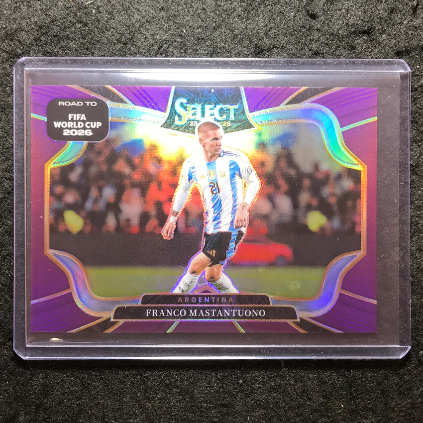 2025-26 Select Road to World Cup FRANCO MASTANTUONO Field Level Purple 44/150