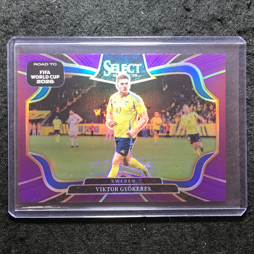 2025-26 Select Road to World Cup VIKTOR GYOKERES Field Level Purple 76/150 #221