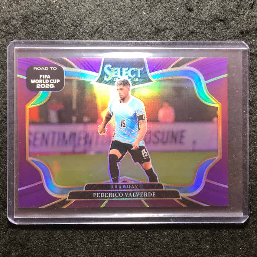 2025-26 Select Road to World Cup FEDERICO VALVERDE Field Level Purple 72/150