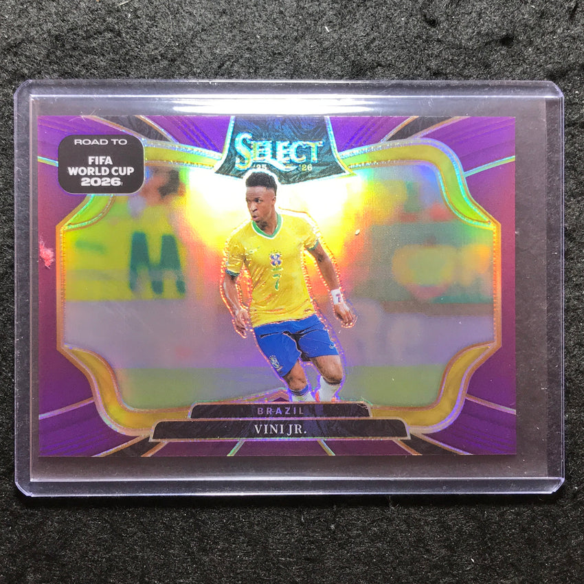 2025-26 Select Road to World Cup VINI JR. Field Level Purple 34/150 #228