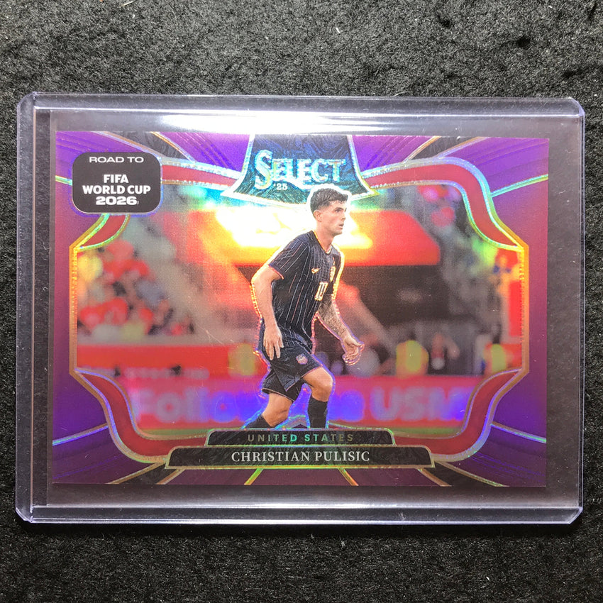 2025-26 Select Road to World Cup CHRISTIAN PULISIC Field Level Purple 38/150