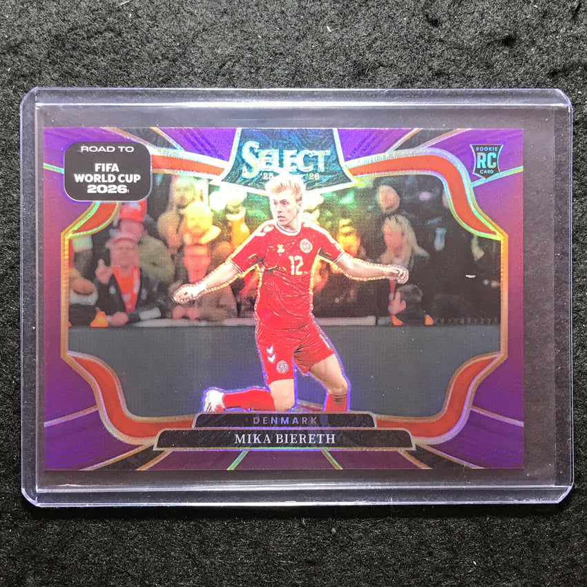 2025-26 Select Road to World Cup MIKA BIERETH Rookie Field Level Purple 48/150