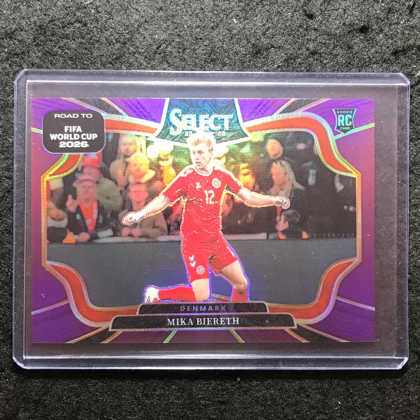 2025-26 Select Road to World Cup MIKA BIERETH Rookie Field Level Purple 134/150