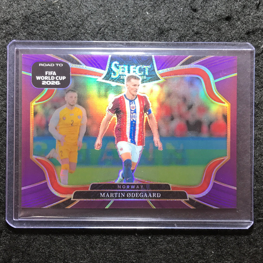 2025-26 Select Road to World Cup MARTIN ODEGAARD Field Level Purple 100/150 #242