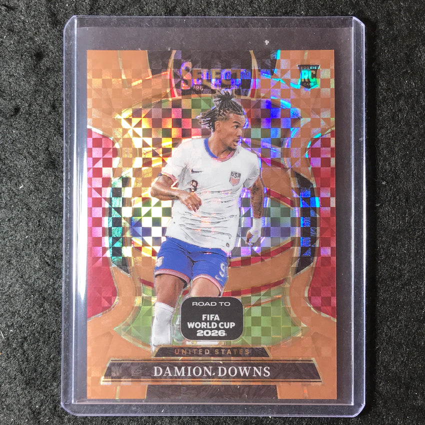 2025-26 Select Road to World Cup DAMION DOWNS Rookie Terrace Bronze 22/130 #85