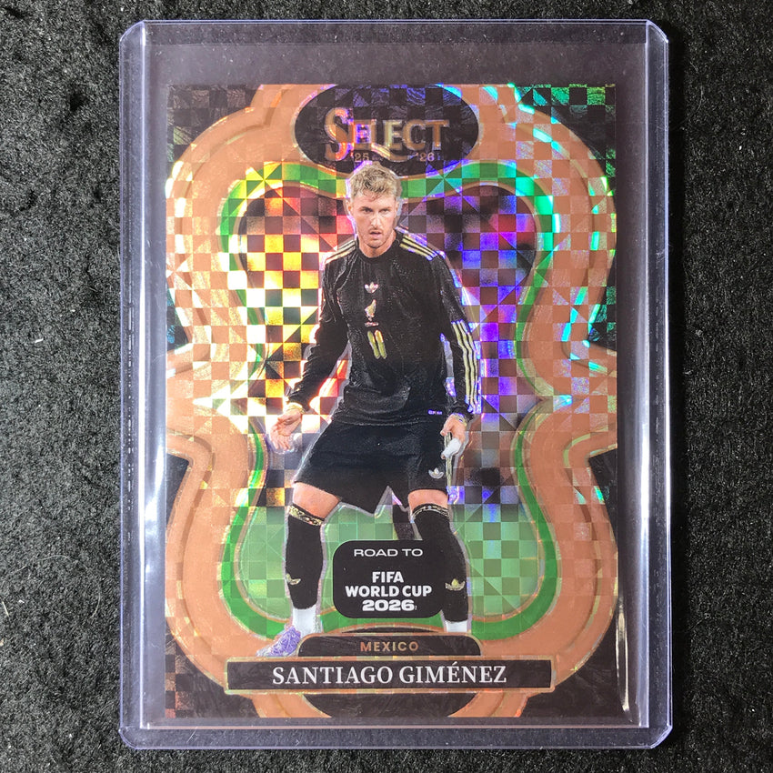 2025-26 Select Road to World Cup SANTIAGO GIMENEZ Mezzanine Bronze 4/130 #126
