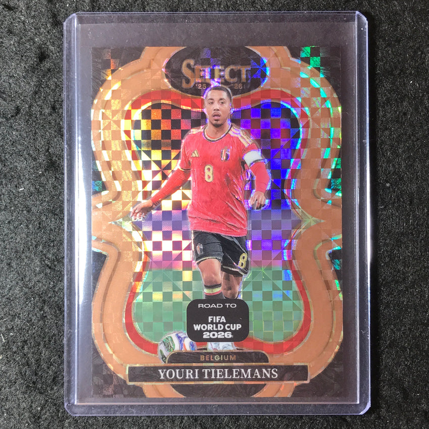 2025-26 Select Road to World Cup YOURI TIELEMANS Mezzanine Bronze 75/130 #163