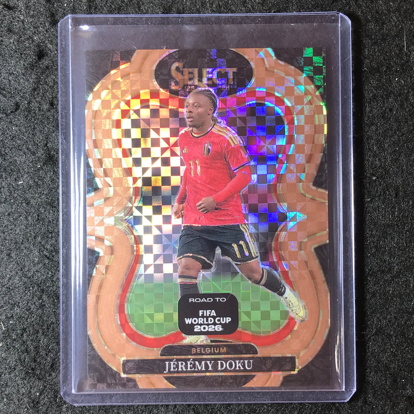2025-26 Select Road to World Cup JEREMY DOKU Mezzanine Bronze 50/130 #165
