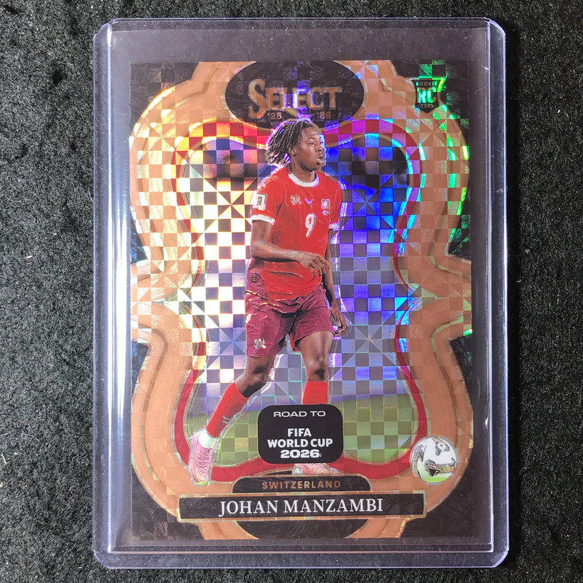 2025-26 Select Road to World Cup JOHAN MANZAMBI Rookie Mezzanine Bronze 108/130