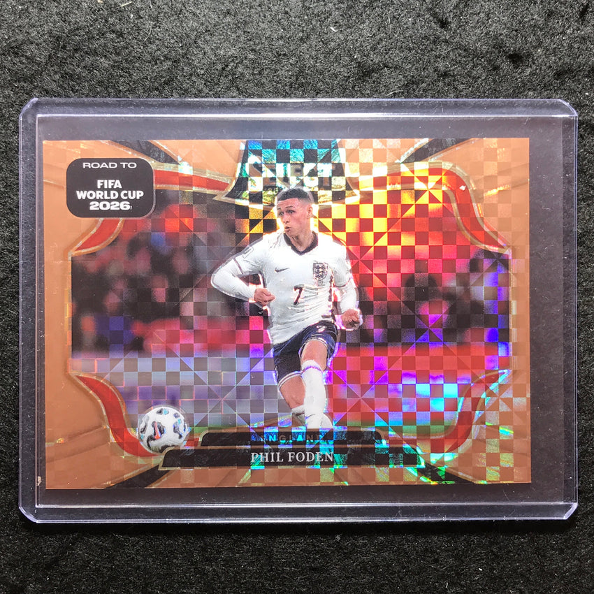 2025-26 Select Road to World Cup PHIL FODEN Field Level Bronze 121/130 #203