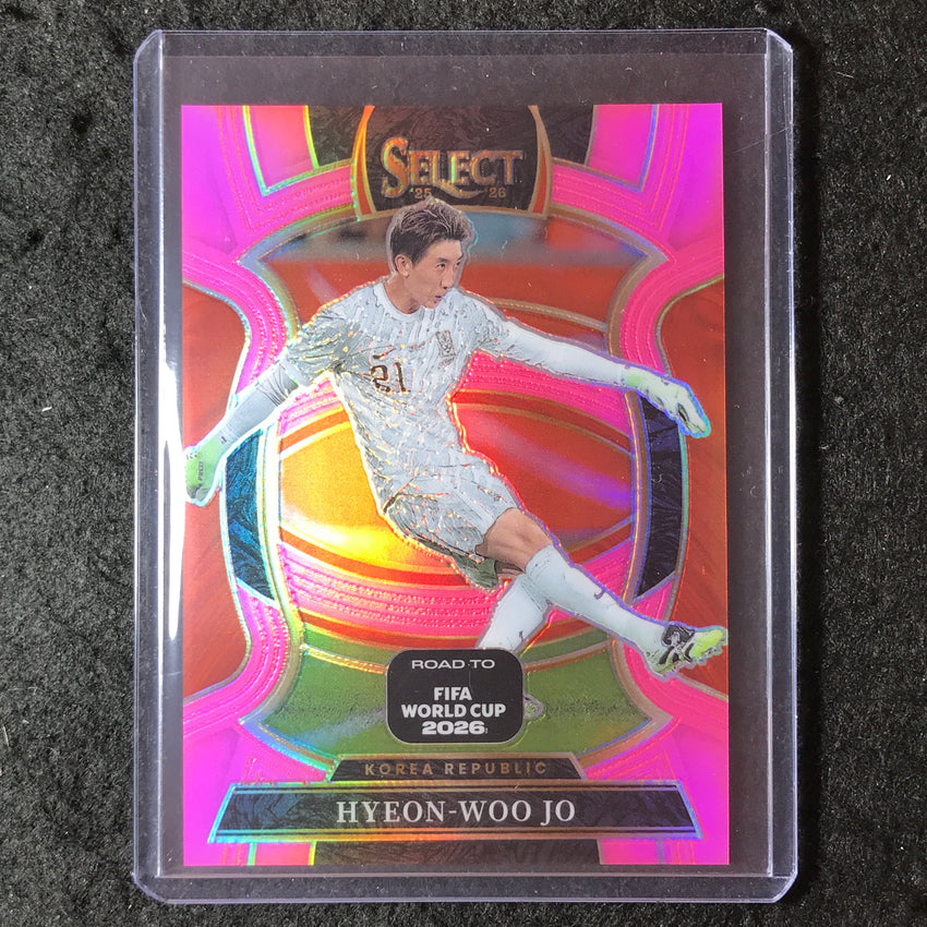 2025-26 Select Road to World Cup HYEON-WOO JO Terrace Pink 39/99 #15