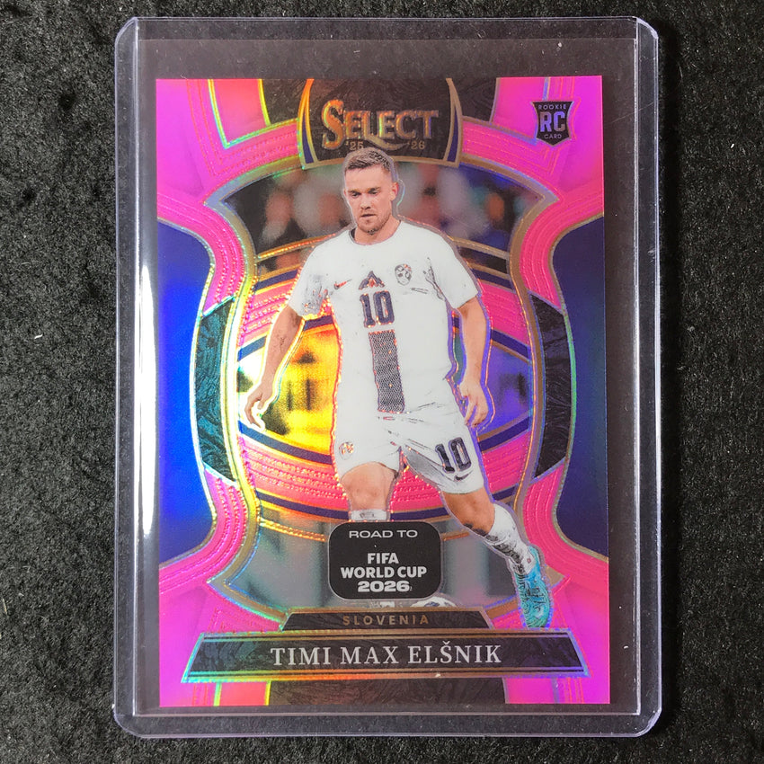 2025-26 Select Road to World Cup TIMI MAX ELSNIK Rookie Terrace Pink 9/99 #74