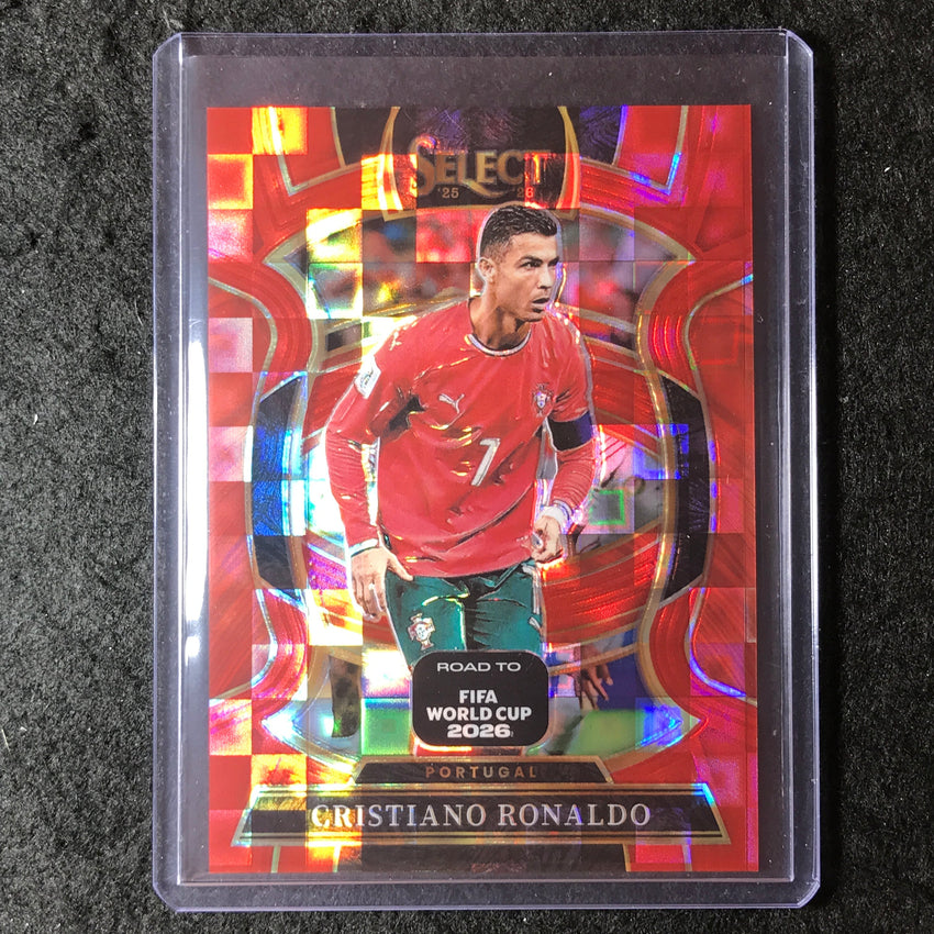 2025-26 Select Road to World Cup CRISTIANO RONALDO Terrace Red Pandora #48