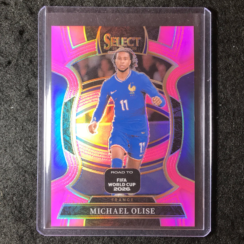 2025-26 Select Road to World Cup MICHAEL OLISE Terrace Pink 80/99 #77