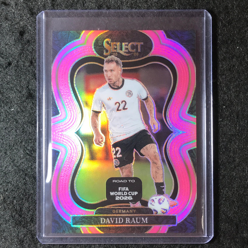 2025-26 Select Road to World Cup DAVID RAUM Mezzanine Pink 52/99 #103