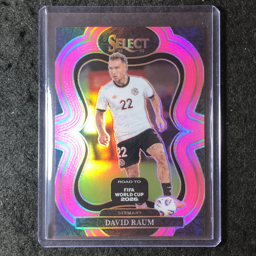 2025-26 Select Road to World Cup DAVID RAUM Mezzanine Pink 27/99 #103