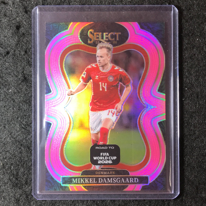 2025-26 Select Road to World Cup MIKKEL DAMSGAARD Mezzanine Pink 80/99 #123