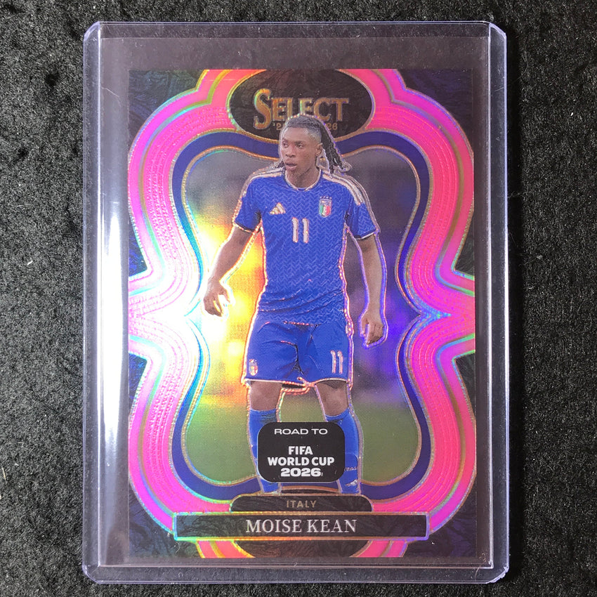 2025-26 Select Road to World Cup MOISE KEAN Mezzanine Pink 47/99 #131