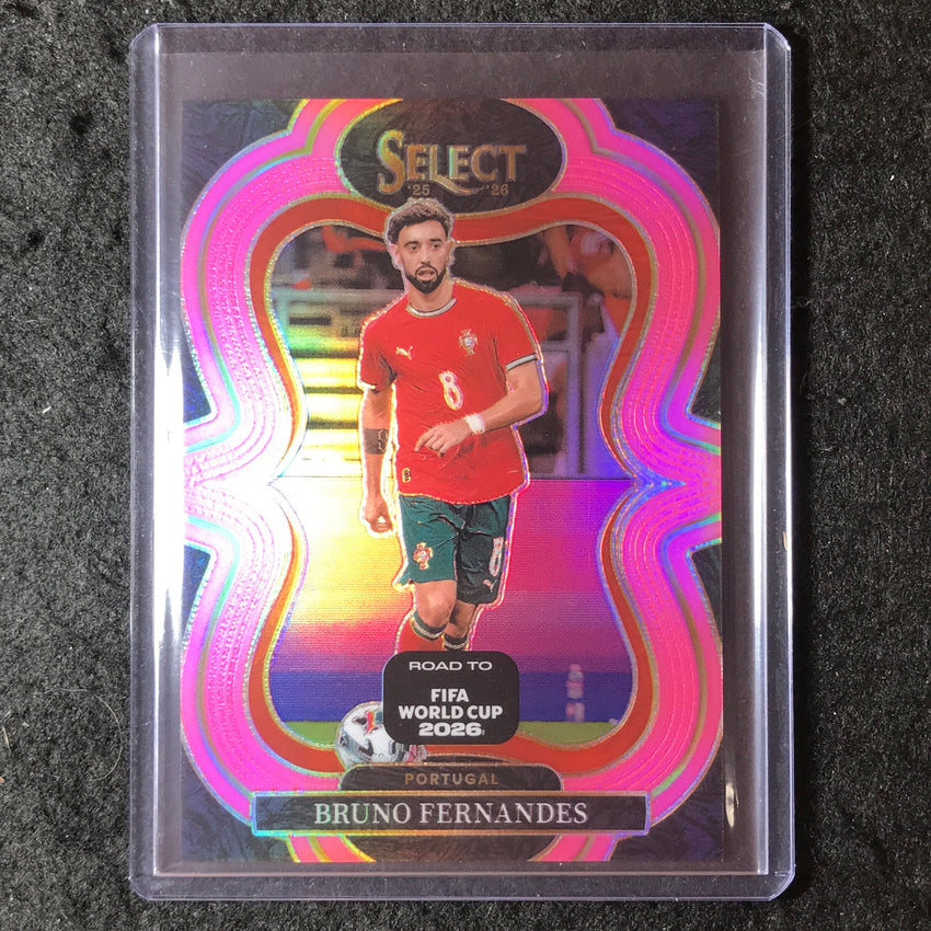 2025-26 Select Road to World Cup BRUNO FERNANDES Mezzanine Pink 76/99 #149