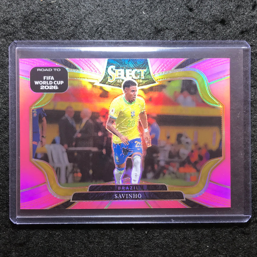2025-26 Select Road to World Cup SAVINHO Field Level Pink 23/99 #238