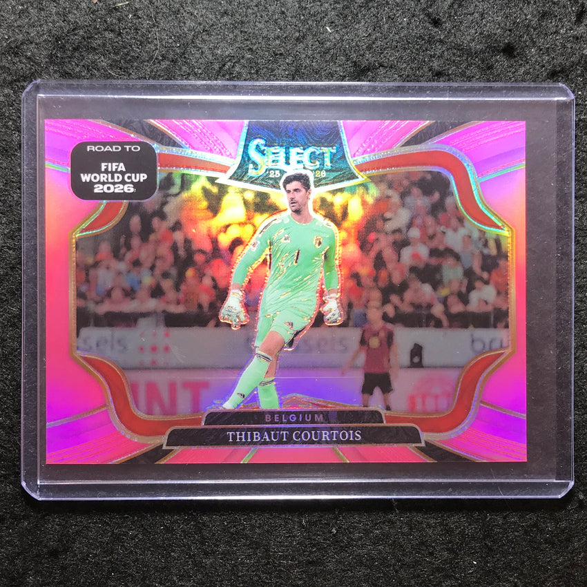 2025-26 Select Road to World Cup THIBAUT COURTOIS Field Level Pink 98/99 #240