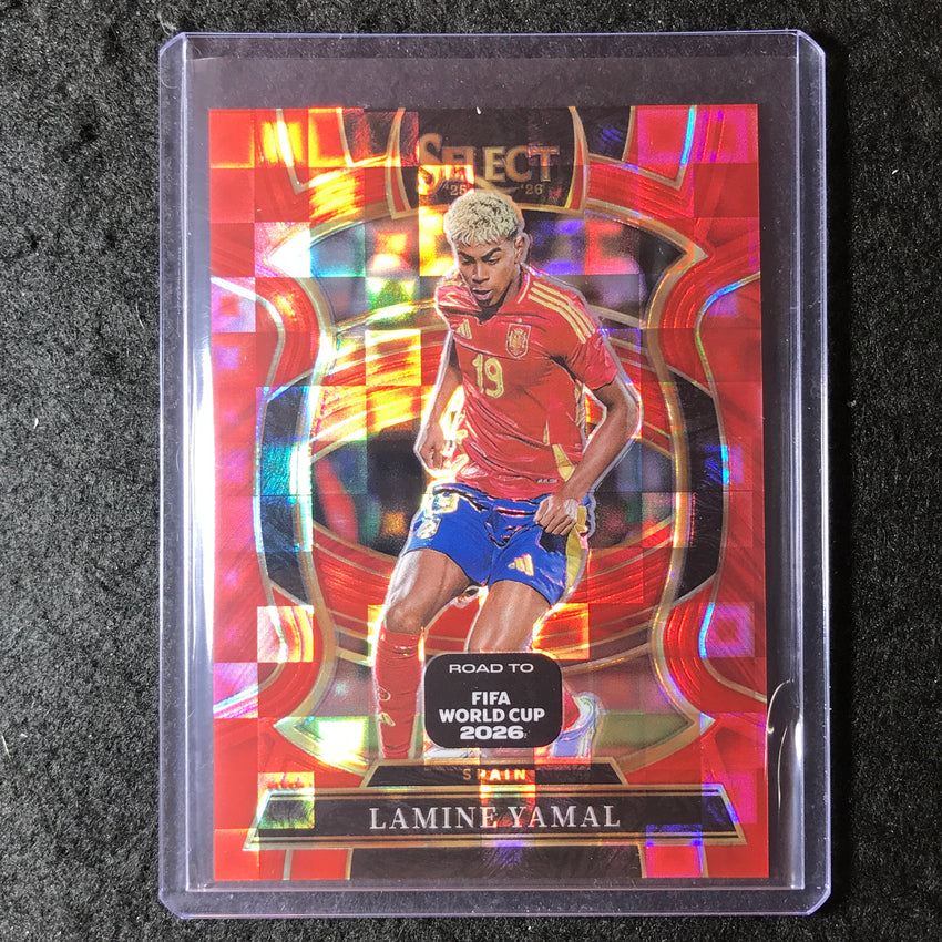 2025-26 Select Road to World Cup LAMINE YAMAL Terrace Red Pandora #68