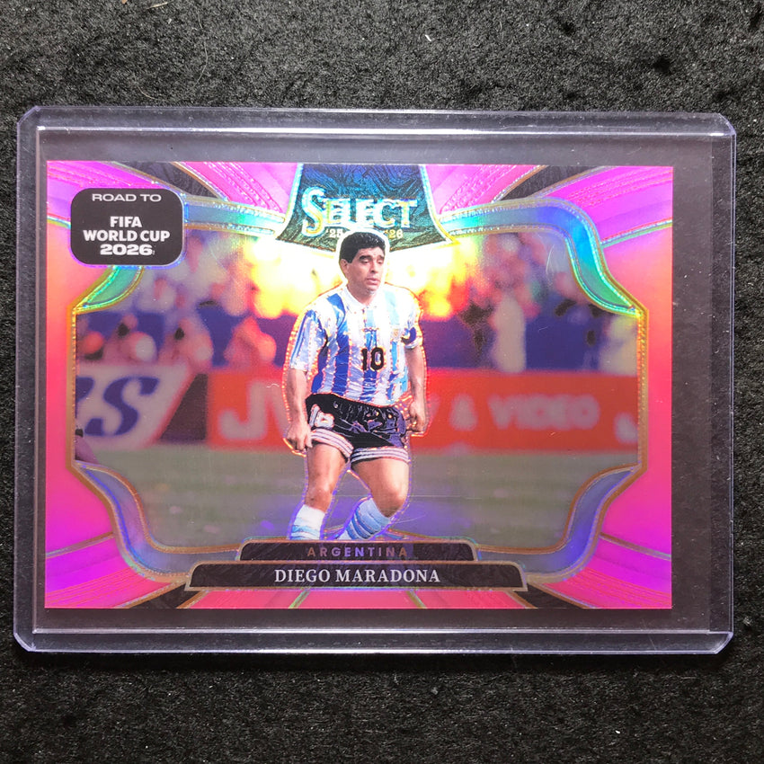 2025-26 Select Road to World Cup DIEGO MARADONA Field Level Pink 77/99 #248