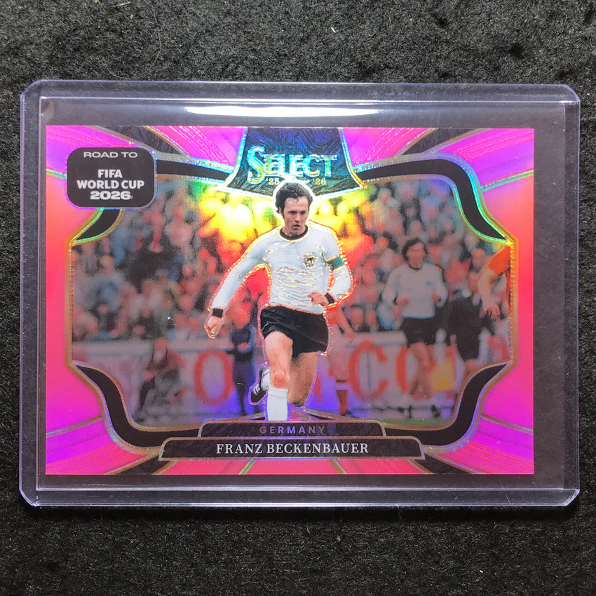2025-26 Select Road to World Cup FRANZ BECKENBAUER Field Level Pink 52/99 #249