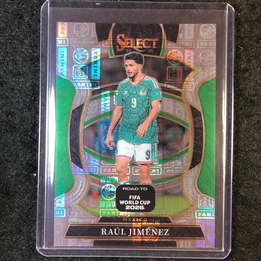 2025-26 Select Road to World Cup RAUL JIMENEZ Terrace Panini Logo 49/61 #25