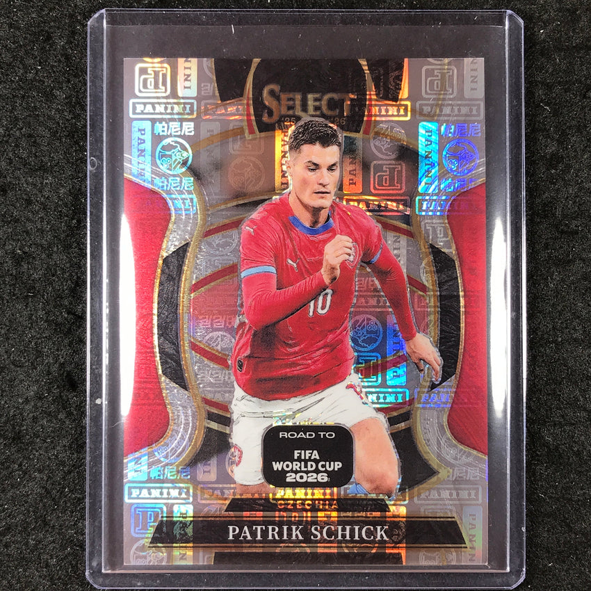 2025-26 Select Road to World Cup PATRIK SCHICK Terrace Panini Logo 19/61 #27