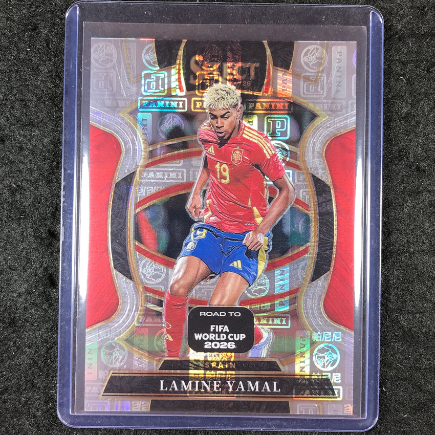 2025-26 Select Road to World Cup LAMINE YAMAL Terrace Panini Logo 13/61 #68