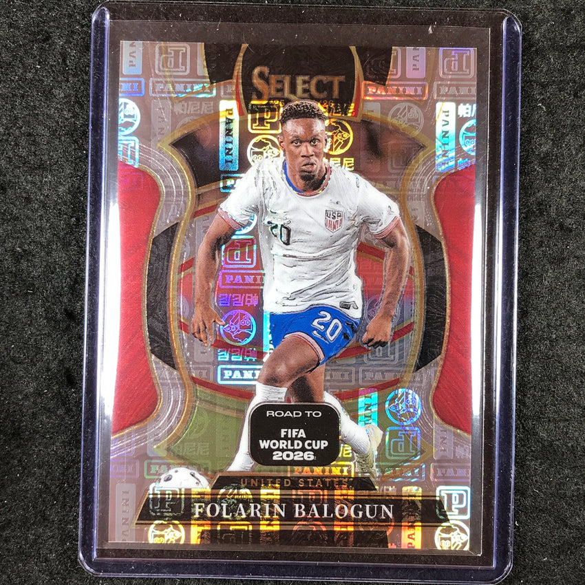 2025-26 Select Road to World Cup FOLARIN BALOGUN Terrace Panini Logo 51/61 #83