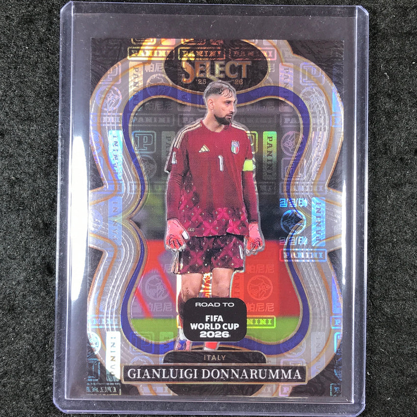 2025-26 Select Road to World Cup DONNARUMMA Mezzanine Panini Logo 34/61 #129