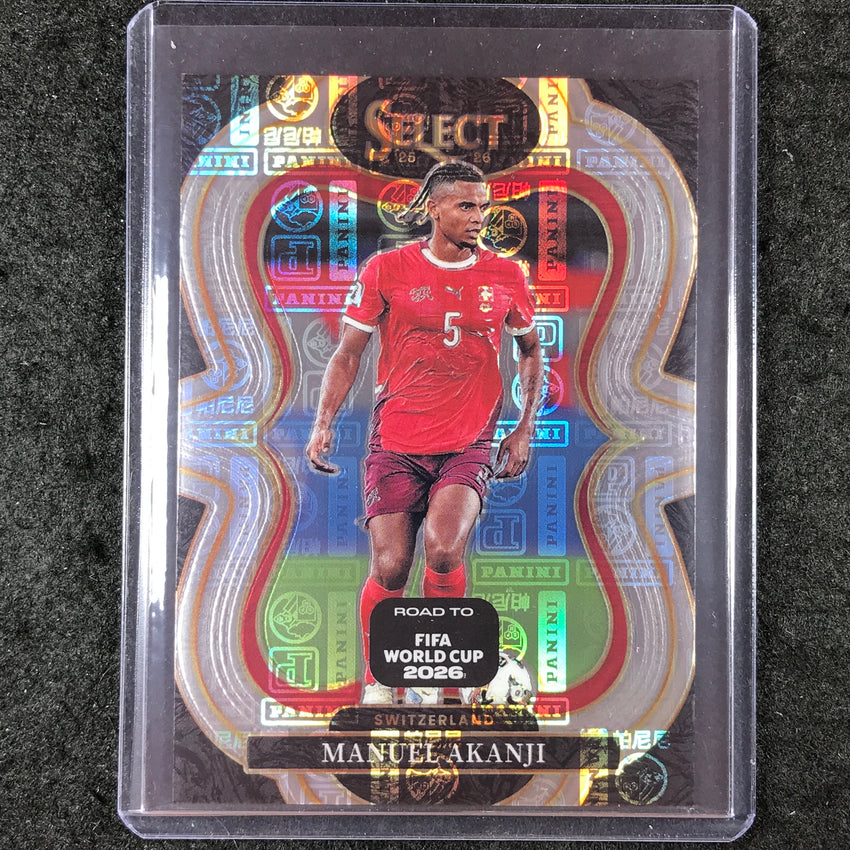 2025-26 Select Road to World Cup MANUEL AKANJI Mezzanine Panini Logo 33/61 #191
