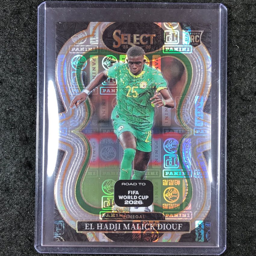 2025-26 Select Road to World Cup MALICK DIOUF Rookie Mezzanine Panini 56/61 #194