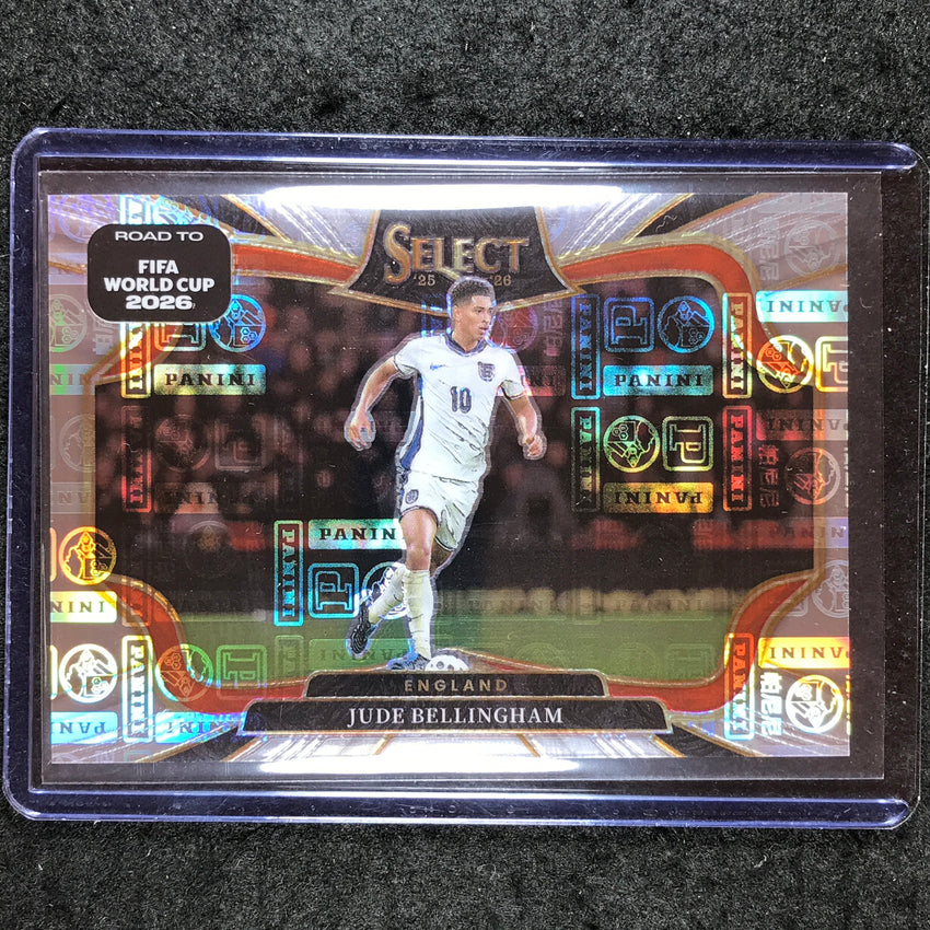 2025-26 Select Road to World Cup JUDE BELLINGHAM Field Level Panini Logo 4/61