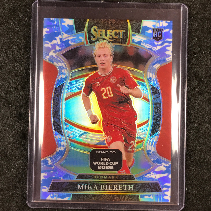 2025-26 Select Road to World Cup MIKE BIERETH Rookie Terrace Winter Camo 9/49