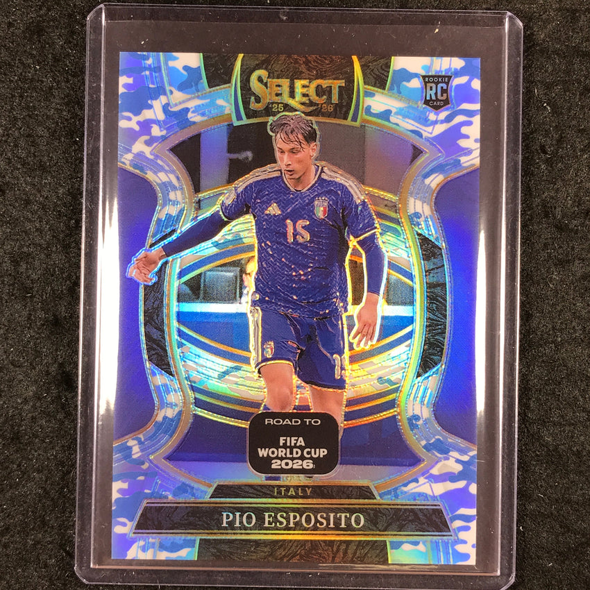 2025-26 Select Road to World Cup PIO ESPOSITO Rookie Terrace Winter Camo 27/49