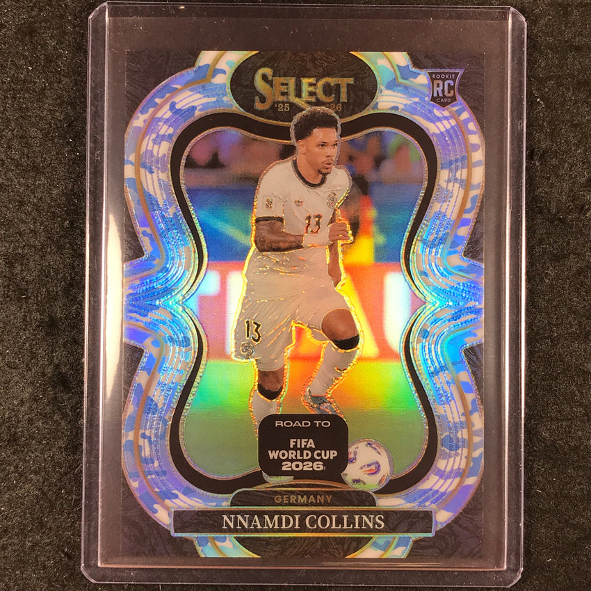 2025-26 Select Road World Cup NNAMDI COLLINS Rookie Mezzanine Winter Camo 16/49