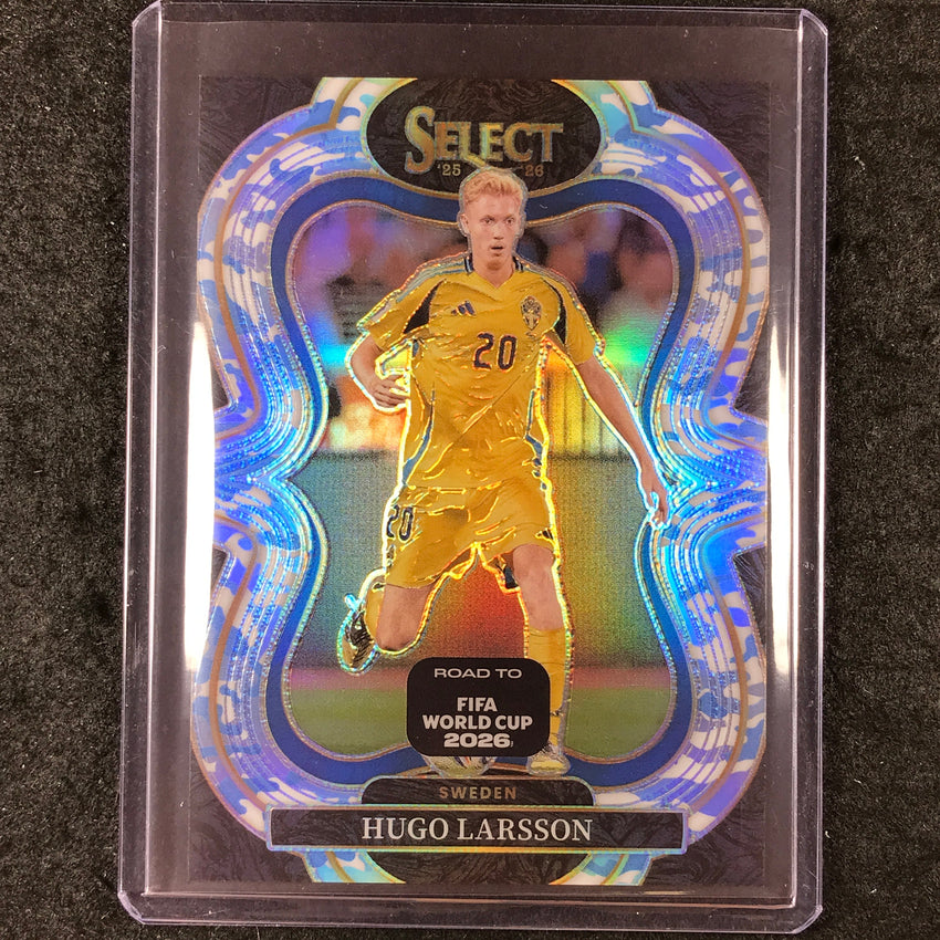 2025-26 Select Road to World Cup HUGO LARSSON Mezzanine Winter Camo 34/49 #146