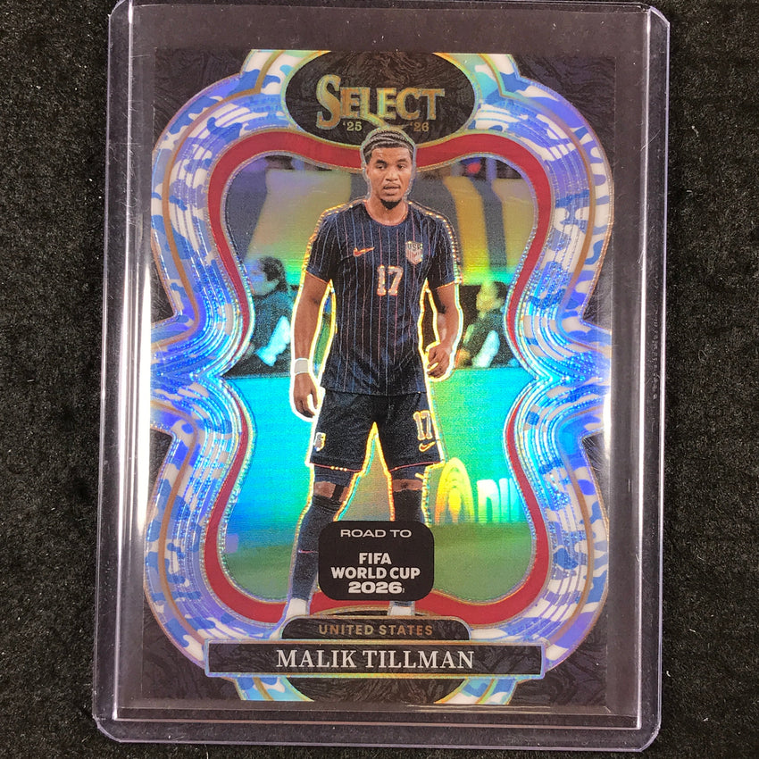 2025-26 Select Road to World Cup MALIK TILLMAN Mezzanine Winter Camo 20/49 #181