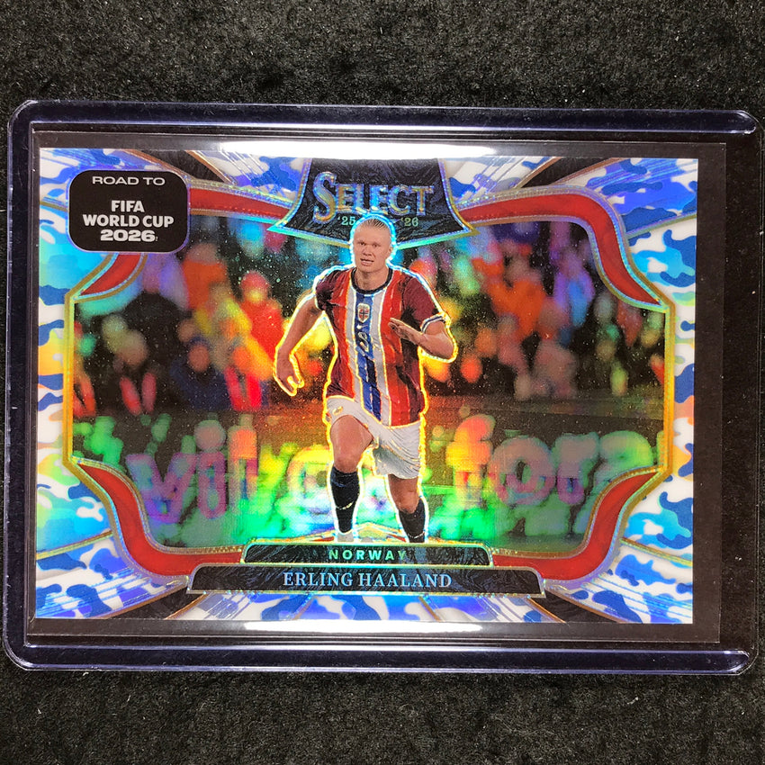 2025-26 Select Road to World Cup ERLING HAALAND Field Level Winter Camo 42/49